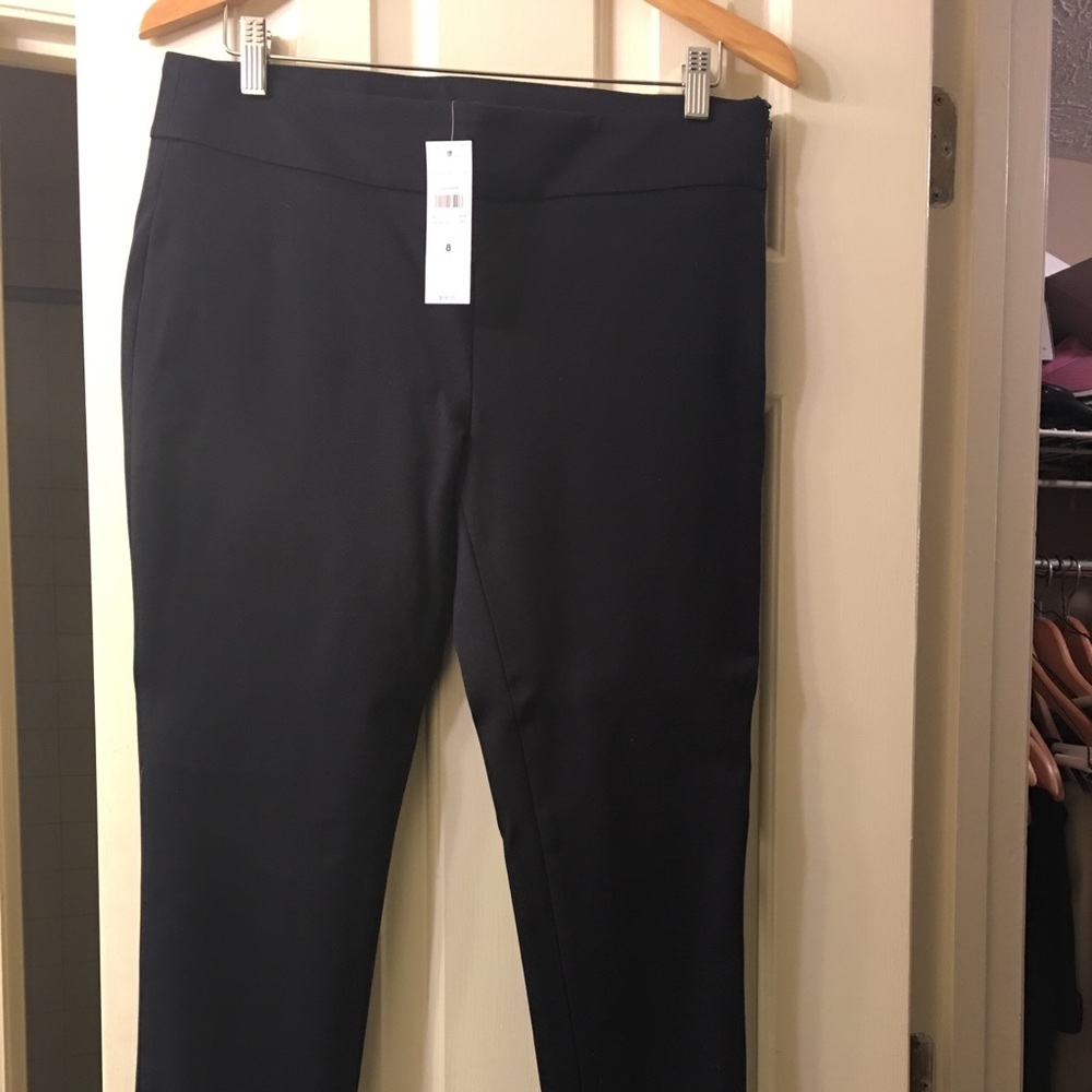 NWT Ann Taylor ankle length pants- Navy